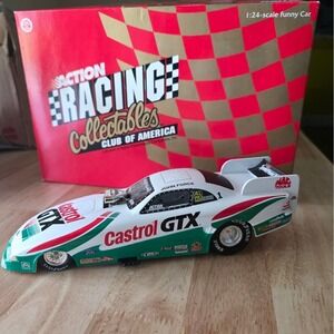 Action John Force 1998 Castrol GTX Ford Mustang Funny Car 1:24 Diecast 1 of 2500